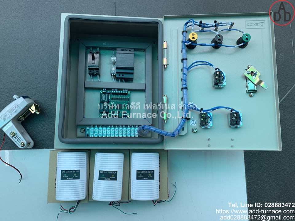 1Box Control, 3Sets Gas Detector, 1set Gas Shutoff Device(3)